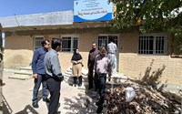 بازدید میدانی سرپرست شبکه بهداشت و درمان از پروژه بازسازی پایگاه بهداشتی غیرضمیمه ربط